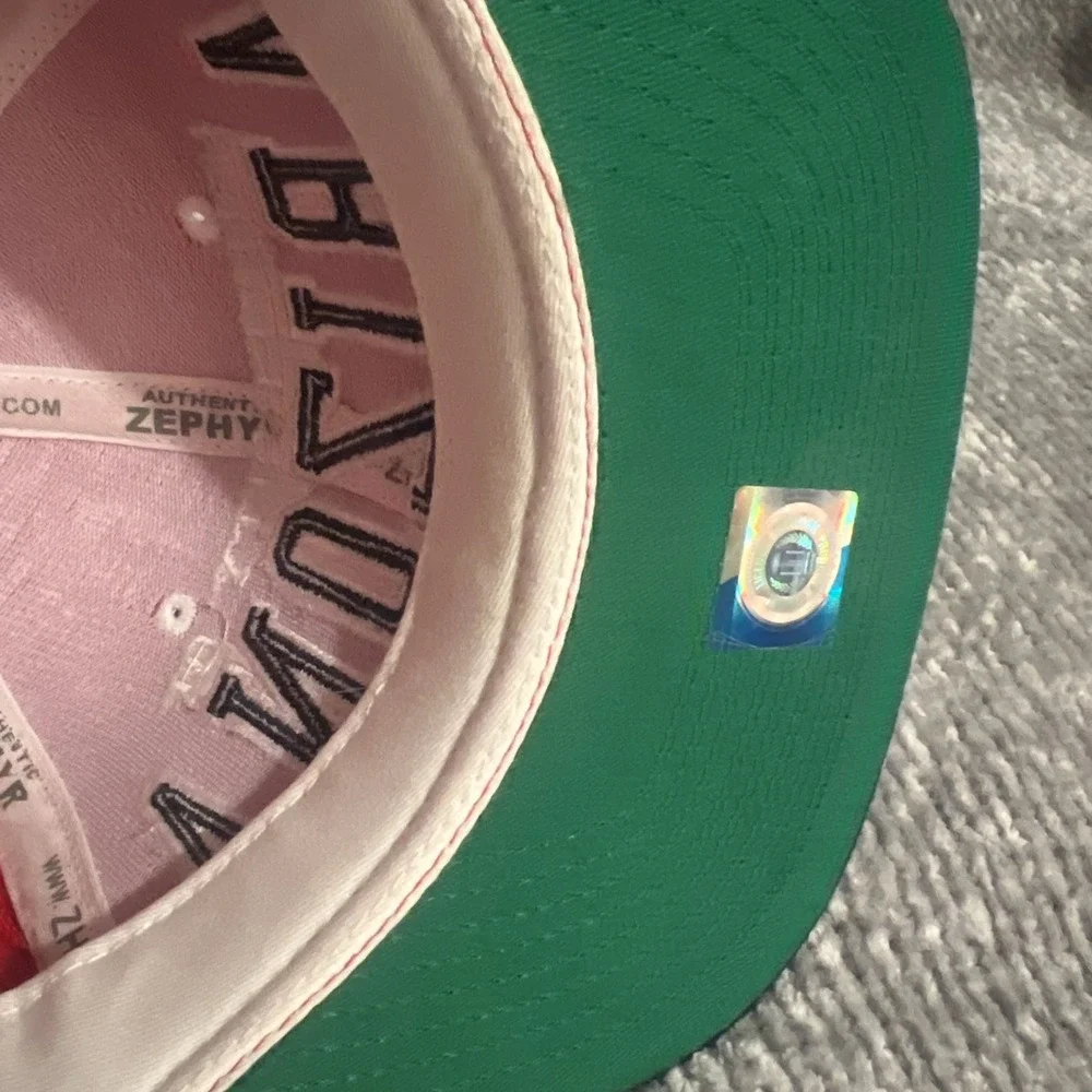 Rare‎ Zephyr Arizona Embroidery Logo Hat Snapback Red NCAA College(h10)